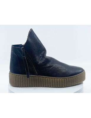 Boots Noir Cuir - tendance hiver 2023-2024