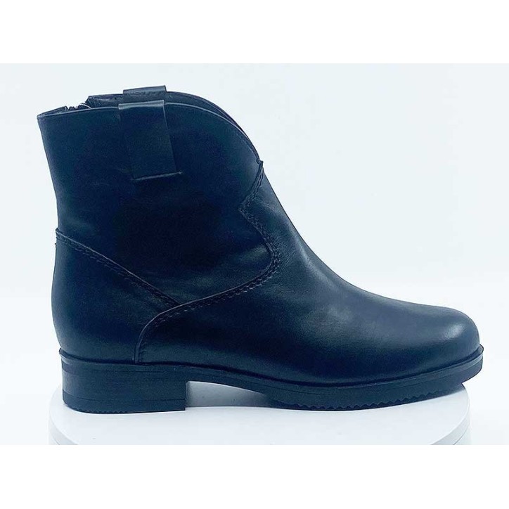 Boots plumer Noir Cuir