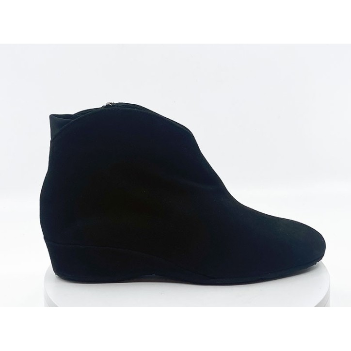 Boots femme rabotin Noir Velours