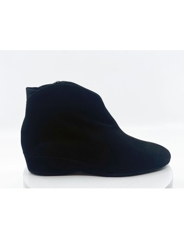 Boots femme rabotin Noir Velours