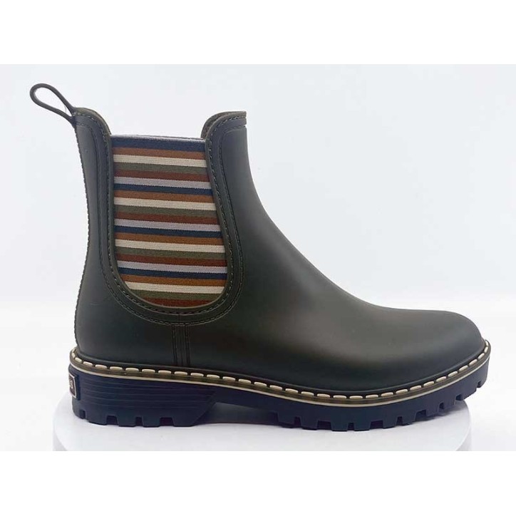 bottines caoutchouc femme
