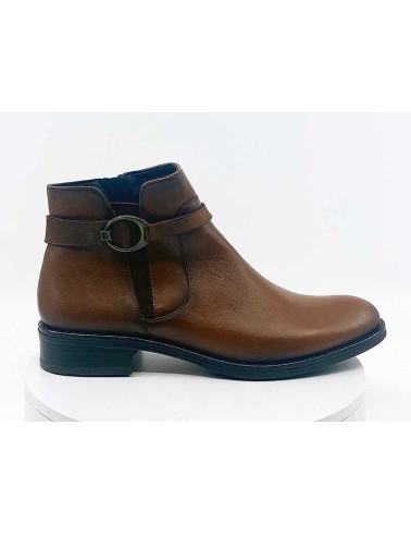 boots femme marron