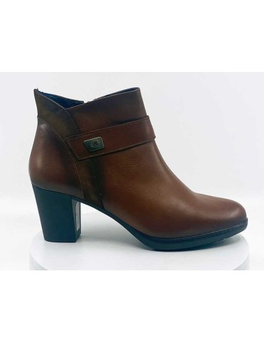 boots femme marron talon