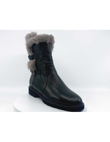Bottines noir fourrées I Francel chaussures