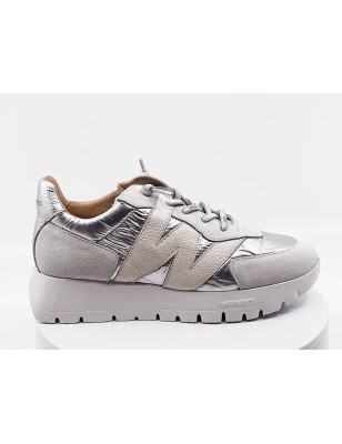 Sneakers a2464 Blanc/Argent