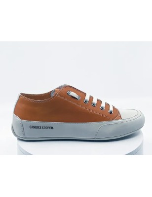 Sneakers Rock Abricot Cuir