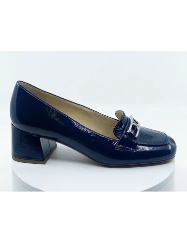 Mocassins Bleu vernis - högl chaussures