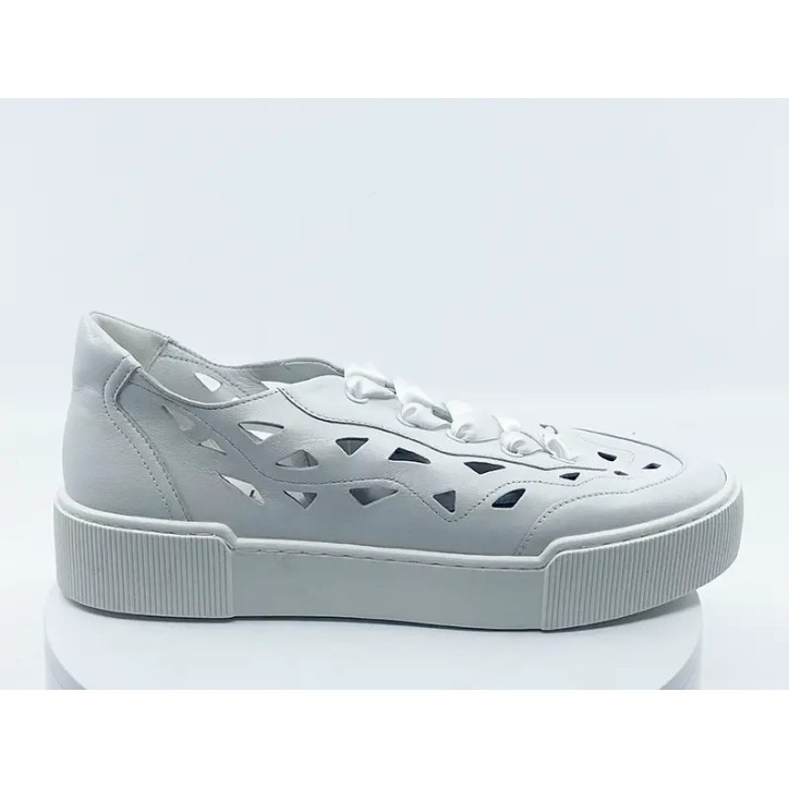 Sneakers Blanc cuir pour femme