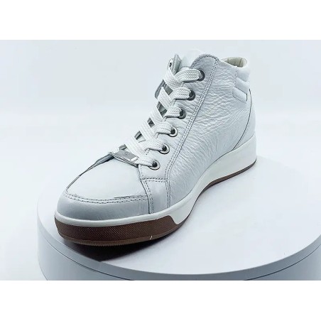 Sneakers 44499 Blanc Cuir