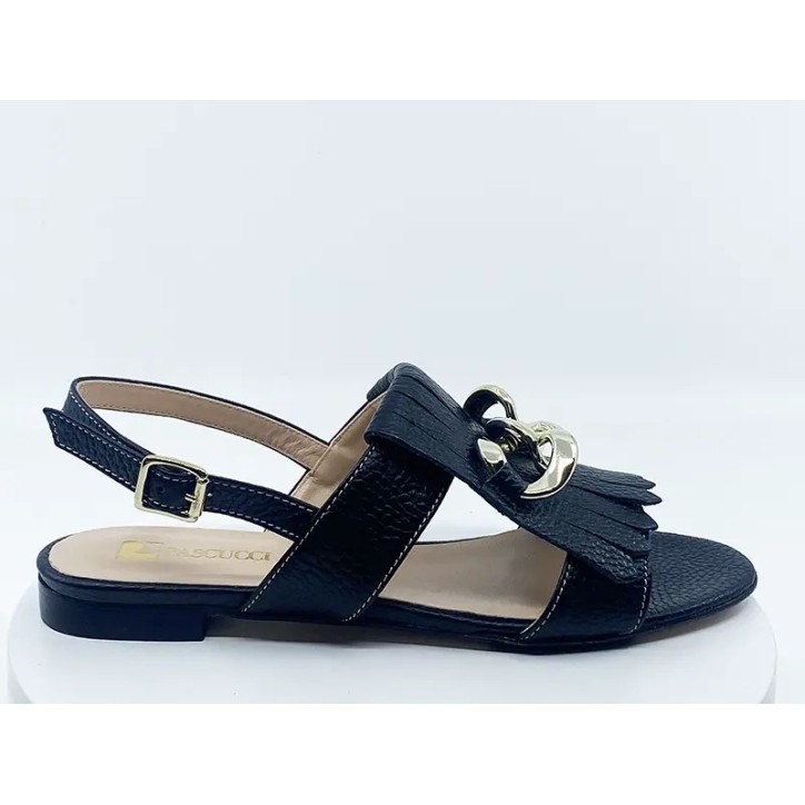 Sandales 1157 Noir Cuir