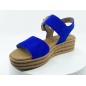 Sandales 44550 Bleue nubuck