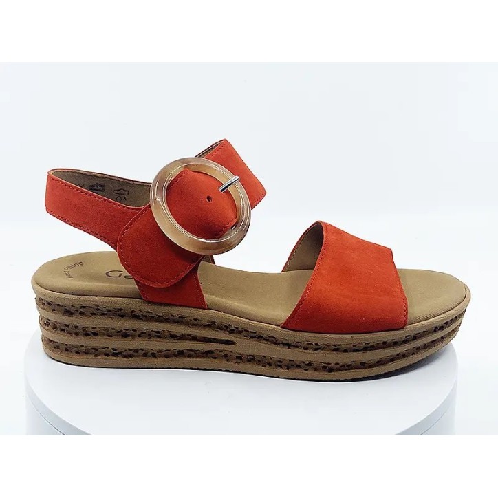Sandales 44550 Orange nubuck