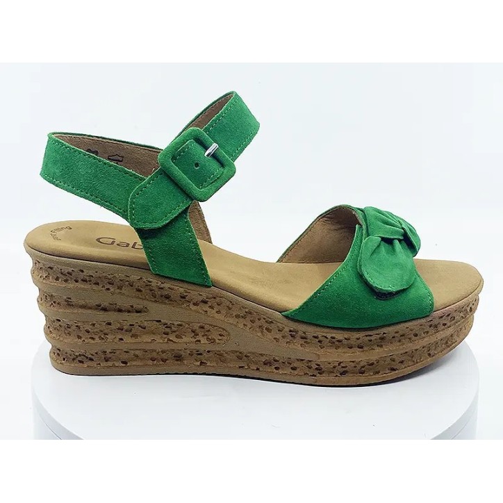 Sandales 44653 Vert nubuck