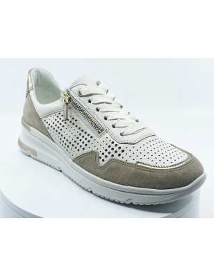 Sneakers 38411 Blanc cuir
