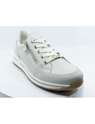 Sneakers 24801 Blanc Beige