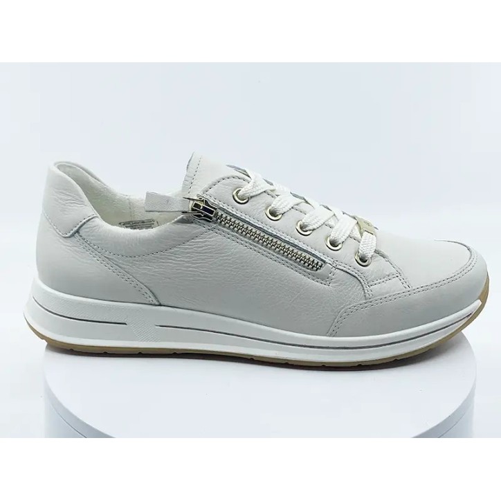 Sneakers 24801 Blanc Beige