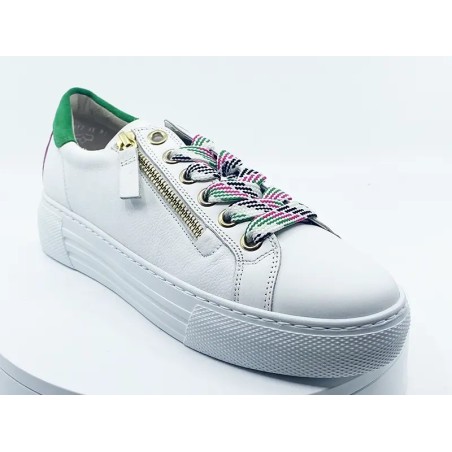 Sneakers 46465 Blanc Lacets Multi