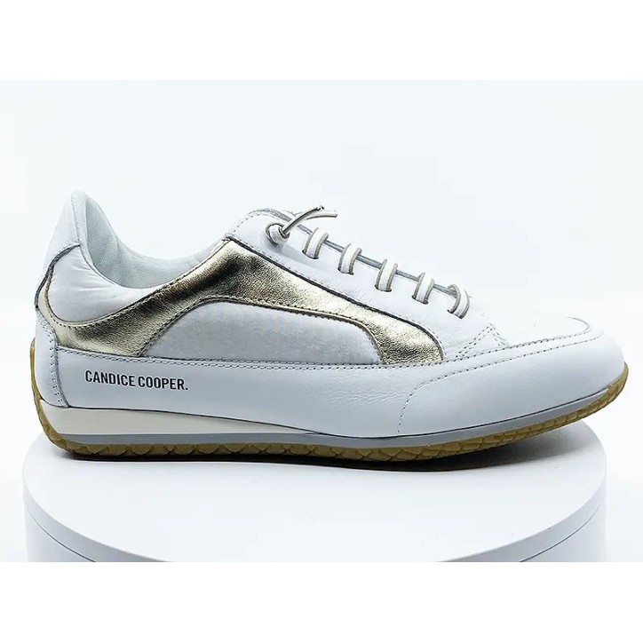Sneakers Runlo Flash Blanc Platine Candice Cooper