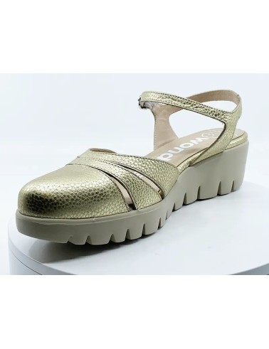Sandales / Nu-pieds dorés pour femmes