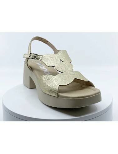 Sandales / Nu-pieds dorés pour femmes