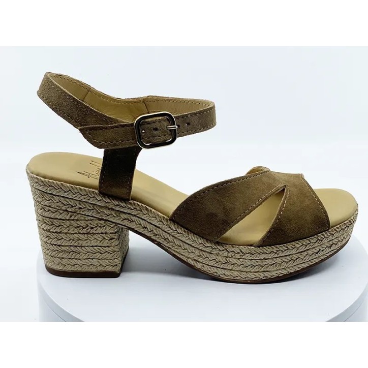 Sandales Eren Tabac - ALIWELL