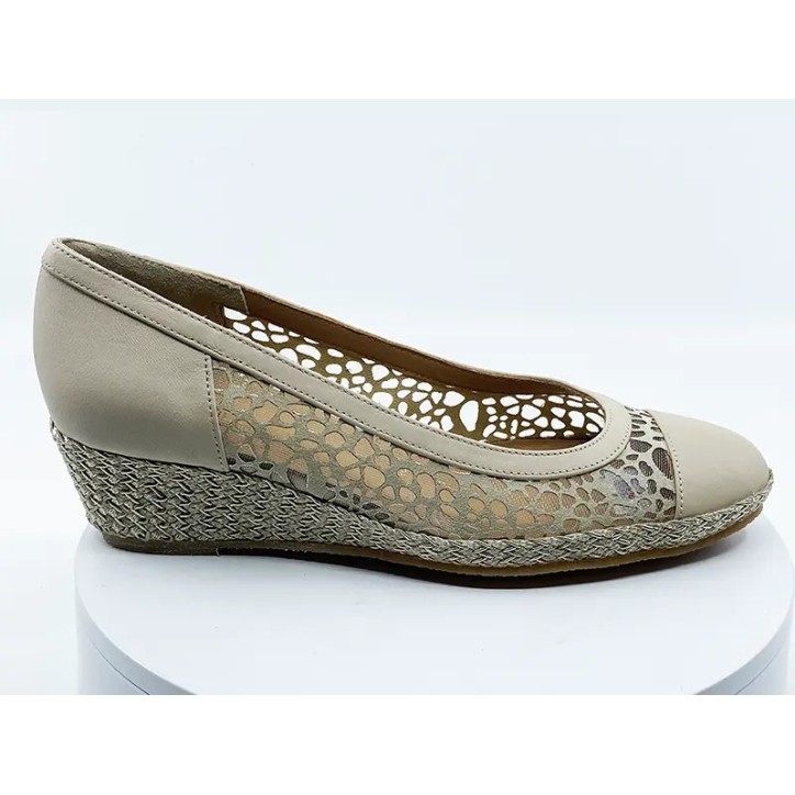 Ballerines 33816 Beige Compense - Vitulli