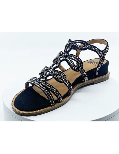 Sandales / Nu-pieds dorés pour femmes