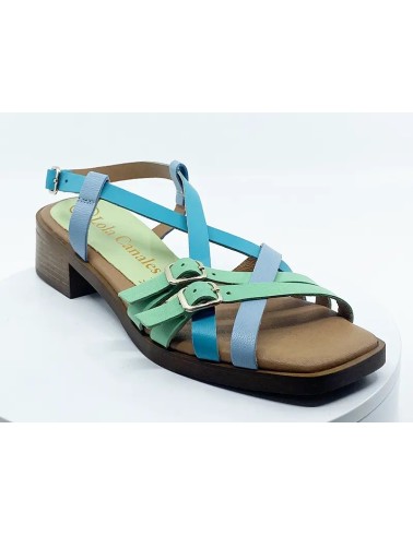 Sandales / Nu-pieds dorés pour femmes