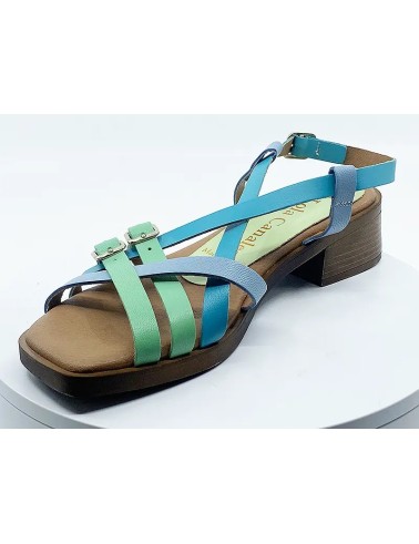 Sandales / Nu-pieds dorés pour femmes