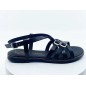 Sandale 80102 Noir Plate -  petit prix