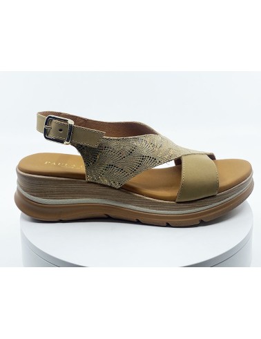 Sandales 24-532 Camel Dorée Nubuck