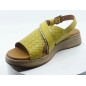 Sandales 30-612 Pistache Jaune Tresse