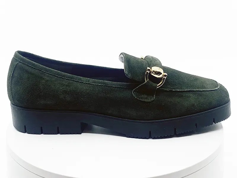 Mocassins Muse kaki foncée -Reqin's