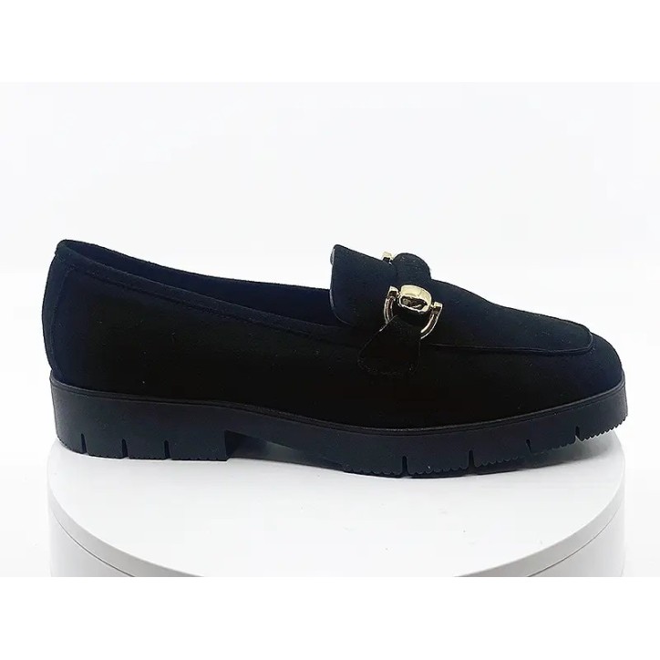 Mocassins Muse Noir nubuck