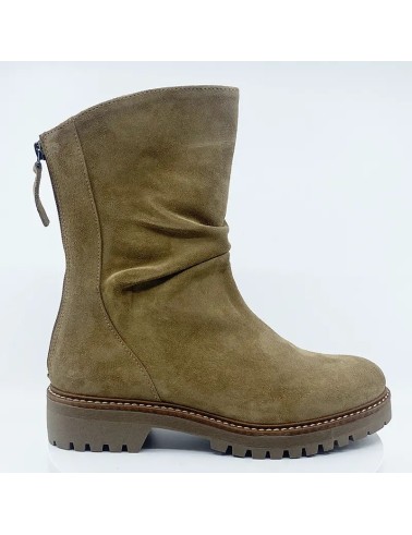 Boots dunk beige semelle epaisse