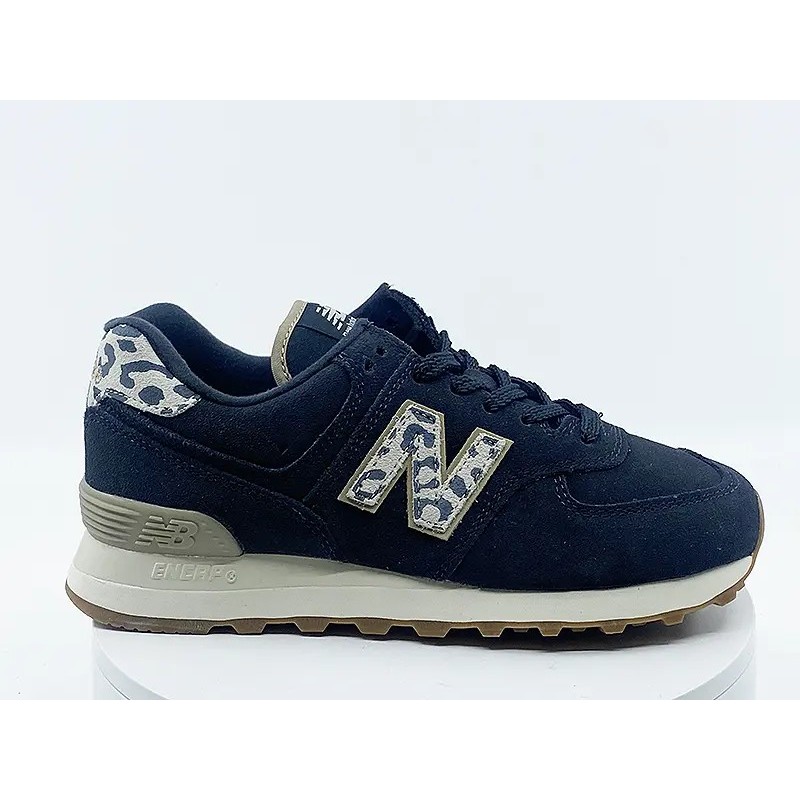 New balance 574 navy suede sale