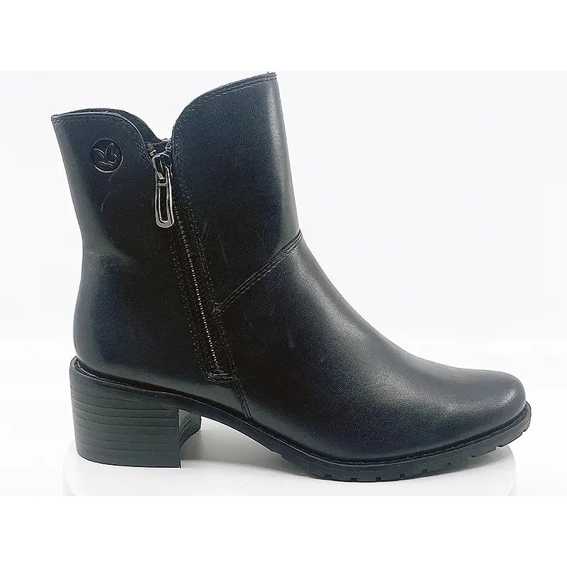Boots 25314 Marine Cuir Boots 25314 Marine Cuir