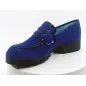 Mocassins 6545t Bleu Nubuck