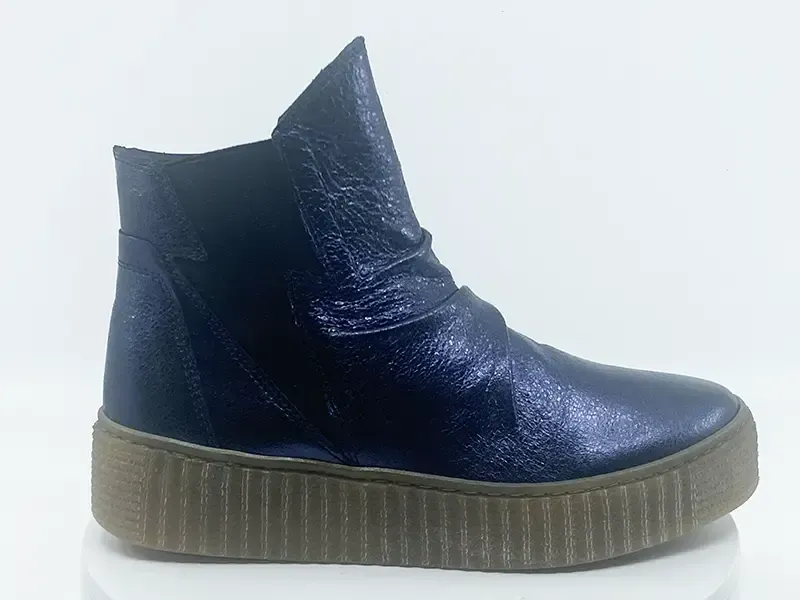 Boots Sewnson Bleu Cuir