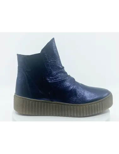 Boots Sewnson Bleu Cuir