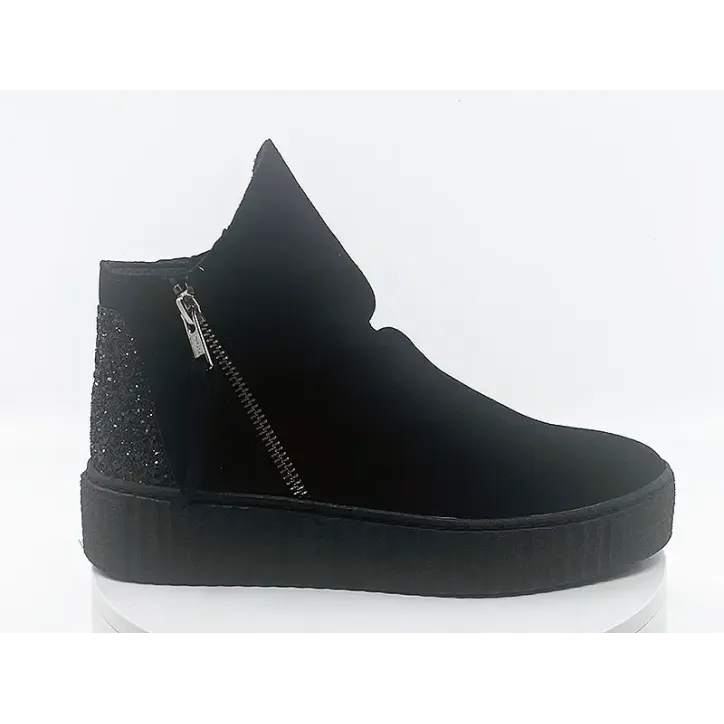 Boots Swan Noir Velours