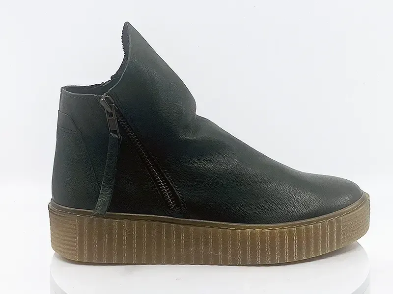 Boots 411 Kaki Cuir