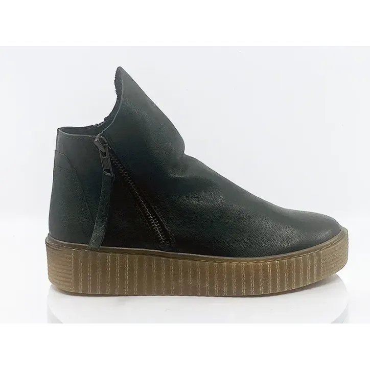 Boots 411 Kaki Cuir
