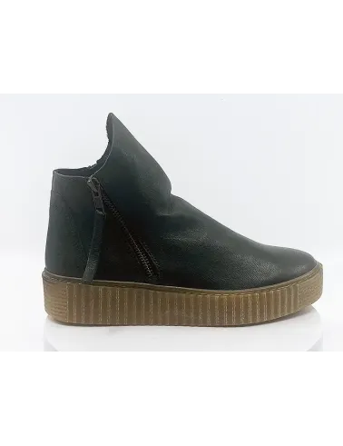 Boots 411 Kaki Cuir