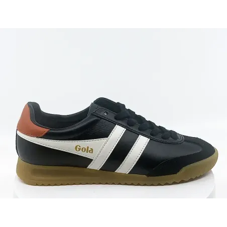 Sneakers Torpedo Noir Blanc Orange