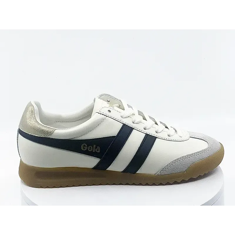 Sneakers Torpedo Blanc Noir Or Cuir Sneakers Torpedo Blanc Noir Or Cuir