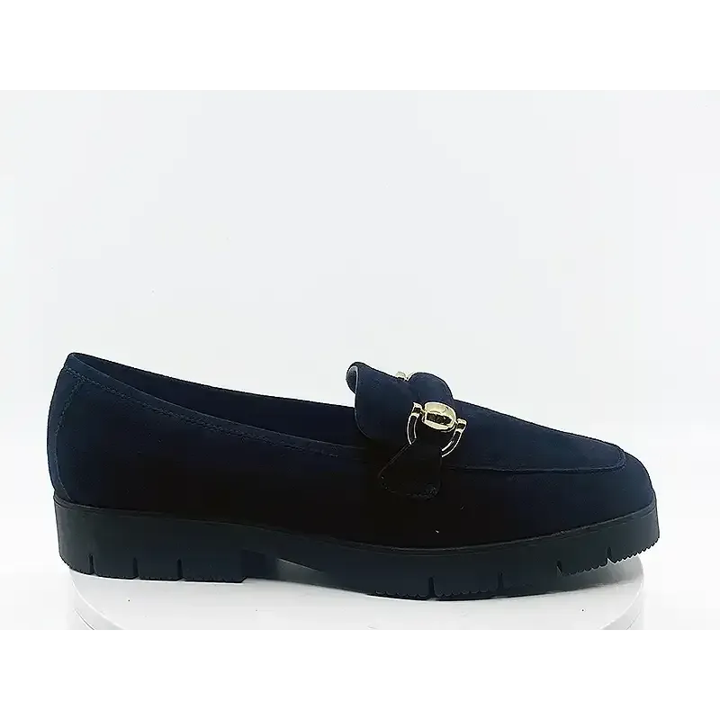 Mocassins Muse Bleu Nuit nubuck