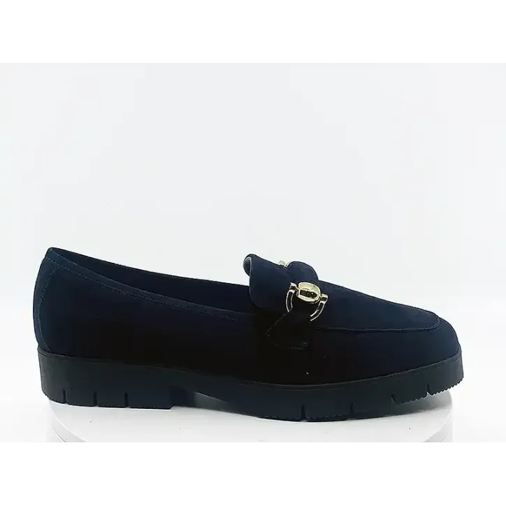 Mocassins Muse Bleu Nuit nubuck