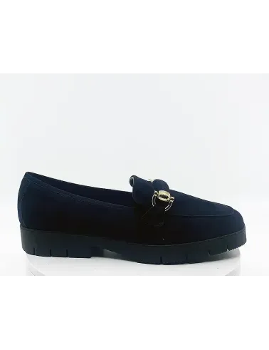 Mocassins Muse Bleu Nuit nubuck