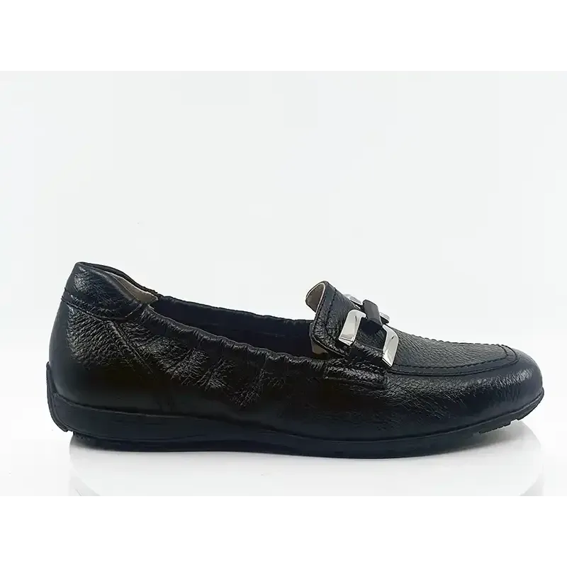 Mocassins 24653 Bleu cuir Mocassins 24653 Bleu cuir